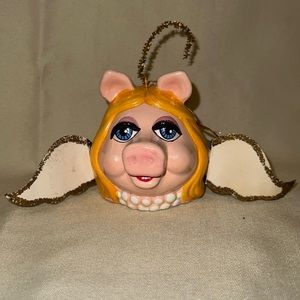 Miss Piggy Vintage Christmas Ornament 1981 Made in Korea Jim Henson Muppets